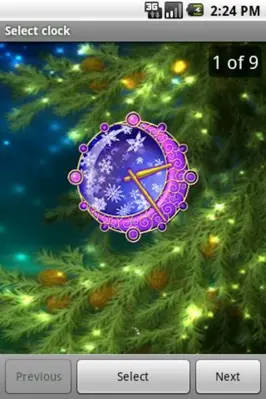 Christmas Clock android App screenshot 1